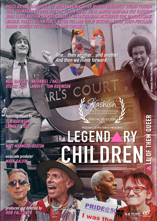 LEGENDARY CHILDREN [ALL OF THEM QUEER] follows many of the original Gay Liberation Front pioneers of the 1972 and first European Pride March during events over the summer of Pride 50 when the UK marked its 50th anniversary in spectacular style.